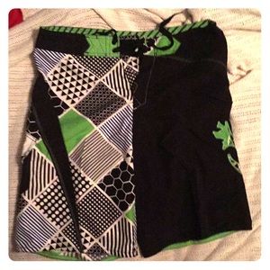 Micros Swim - Green black and white MICROS bathing suit Micros Swim - Green black and white MICROS bathing suit